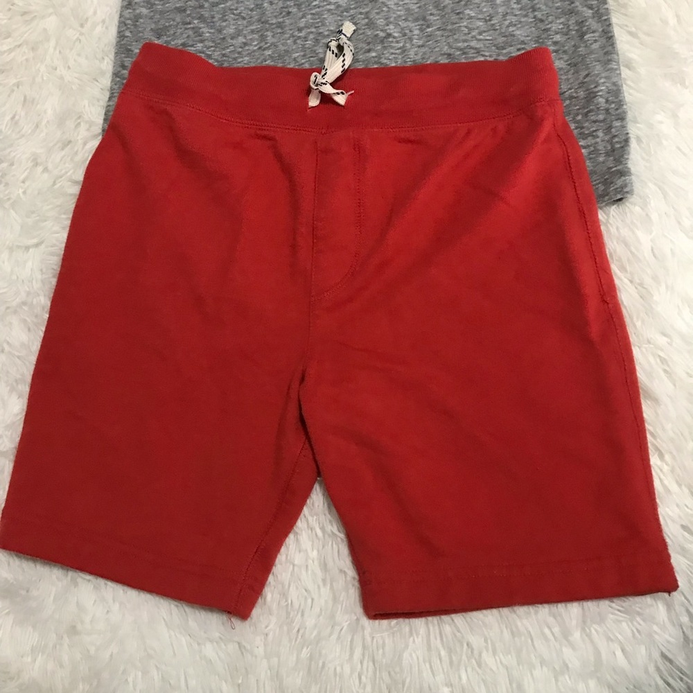 Boys red cotton shorts from Crew Cuts (J Crew)